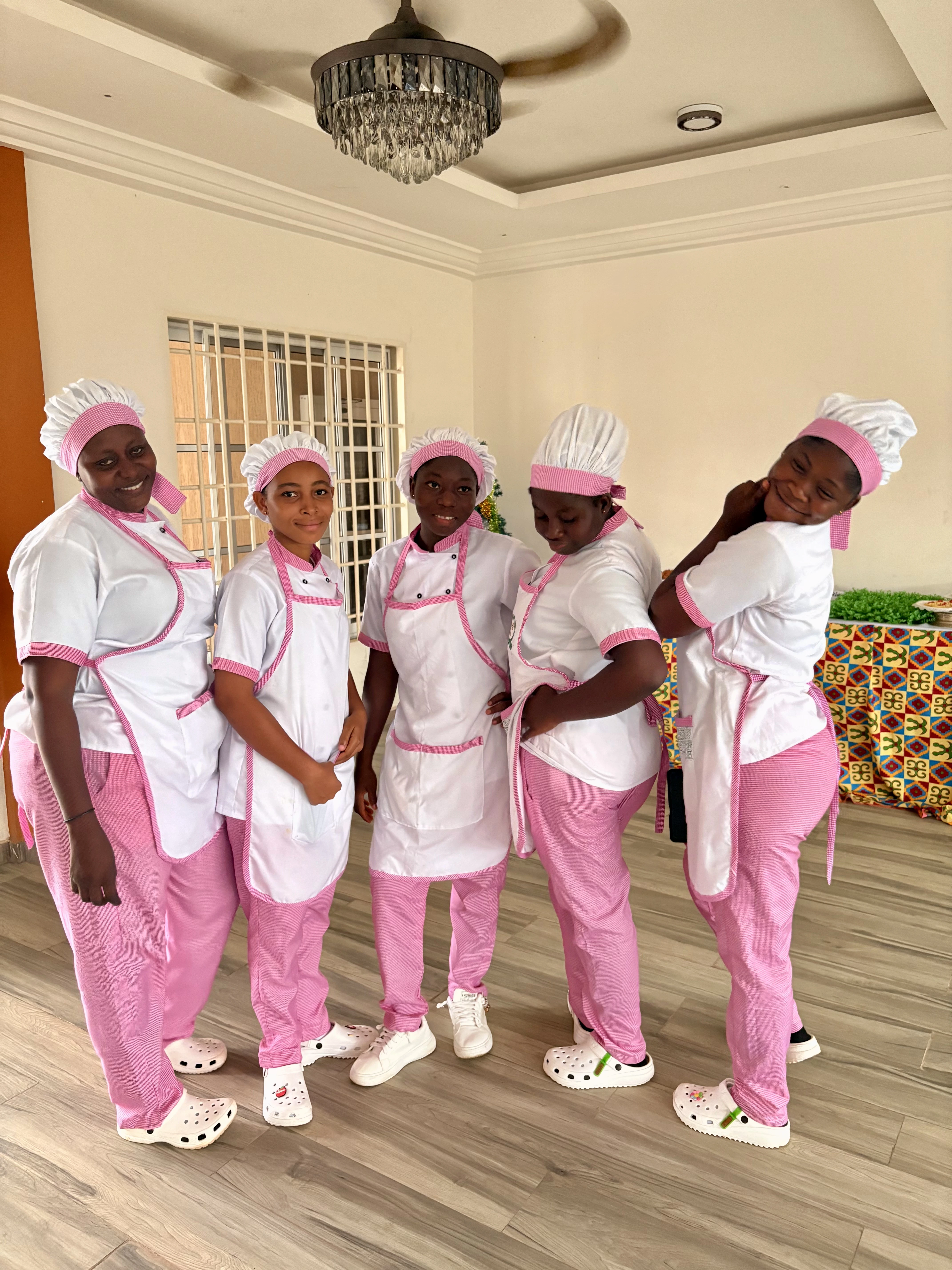 BB Deco students in their uniforms